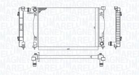 Magneti Marelli BM1967 - RADIA AUDI A4 II 2.4I MAN. (00>) A/M