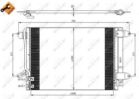 NRF 350028 - CONDE VW BEETLE/JETTA IV (11>)