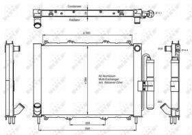 NRF 350058 - RADIA RENAULT KANGOO 1.5/1.9DCI (7/03>) MODULO