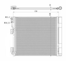 NRF 350327 - CONDE NISSAN NV200/EVALIA 1.5DCI 90/110CV (07/10>)