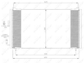 NRF 35378 - CONDE PEUGEOT 406 (95>) BRIDA +TUBO