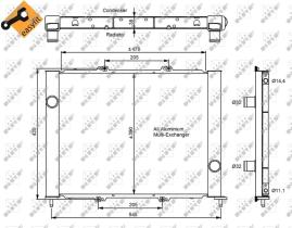 NRF 35887 - RADIA RENAULT CLIO II 1.5DCI (06/01>) MICRA (K12) MODULO