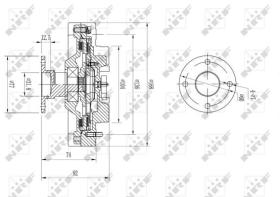 NRF 49585 - VISCO NISSAN PATHFINDER/NAVARA 2.5DCI (05>) CABSTAR II (06>)