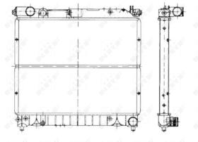 NRF 50431 - RADIA SUZUKI VITARA 1.9 D -AC (95>)