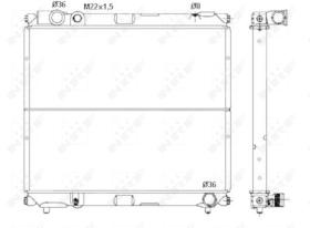 NRF 50433 - RADIA SUZUKI VITARA 1.9 D/TD +AC (94>)