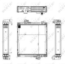 NRF 50584 - RADIA JOHN DEERE 6100/6200/6300/6400 (93-95) 4CIL. A/S