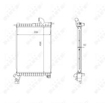 NRF 507527 - RADIA OPEL VECTRA B 2.0DTI 16V +AC (97>)