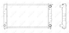 NRF 509501 - RADIA VW GOLF II 1.6/1.6D/1.8GTI/TOLEDO 1.6 -AC (84>91)