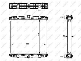 NRF 509569 - RADIA DAF LF45 (03/01>) - LATERALES