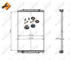 NRF 509698 - RADIA IVECO STRALIS (02-02>) 1124 - 748 - 42