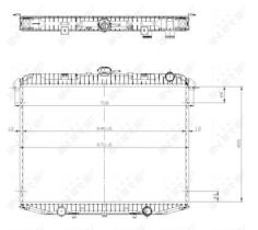 NRF 519533 - RADIA NISSAN TERRANO II/FORD MAVERICK 2.4I (93>96)