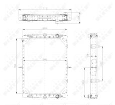 NRF 519745 - RADIA DAF LF 55 255/290 (01>) 750 -529 58 + LATERALES
