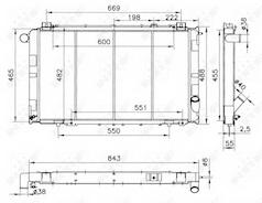 NRF 52009 - RADIA NISSAN PATROL 2.8D/TD (86>)