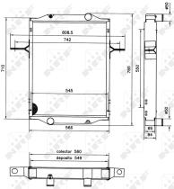 NRF 52085 - RADIA RVI MIDLINER S150/S170 (92>00) 650 - 560 - 57