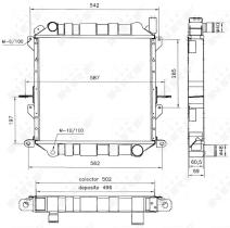 NRF 52126 - RADIA NISSAN ECO T 135.60/70/80/ATLEON 140.80 (97>)