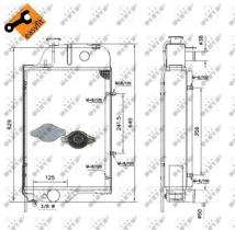 NRF 52138 - RADIA JOHN DEERE 940/1040/1140/1750/1850