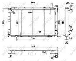NRF 52143 - RADIA NISSAN PATROL 2.8TD/4.2 (84>98) NETO