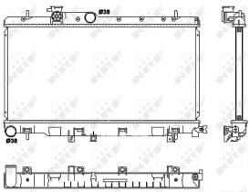 NRF 53038 - RADIA SUBARU IMPREZA 1.5/1.6/2.0/2.5 (00>) LEGACY III