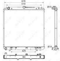 NRF 53179 - RADIA NISSAN PATHFINDER R51/NAVARA D40 2.5DCI (05>) M/A