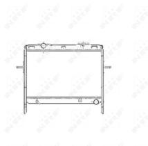 NRF 53370 - RADIA KIA SORENTO I 2.4I/2.5 CRDI (8/02>) MAN.