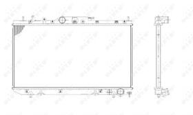 NRF 53420 - RADIA TOYOTA AVENSIS 2.0D D4D (00>03)