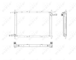 NRF 53759 - RADIA NISSAN MICRA K12 1.5DCI (03>) NOTE E11 1.5DCI (06>)