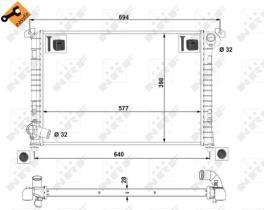 NRF 53807 - RADIA MINI COOPER/ONE 1.4/1.6 16V (02>) HD