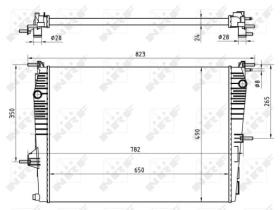 NRF 53965 - RADIA RENAULT MEGANE III/FLUENCE 1.6 (11/08>)