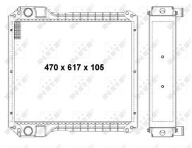 NRF 54068 - RADIA JCB 2CX/3CX/4CX (470 - 620 - 105)