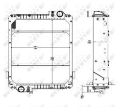 NRF 54071 - RADIA MASSEY FERGUSON 5460/5465/6460/6465/6470/6480/7465/747