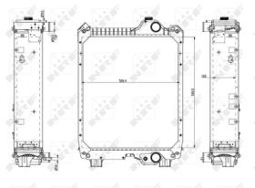 NRF 54082 - RADIA CASE MAXXUM 140 X LINE/NEW HOLLAND T6.165