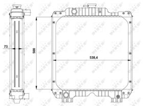 NRF 54091 - RADIA CASE FARMALL JX75,JX80,JX90,65A,75A