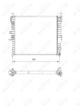 NRF 55335 - RADIA MB W163 ML270CDI M/A (99>)