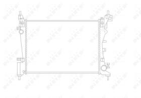 NRF 55340 - RADIA FIAT GRANDE PUNTO 1.2/1.4 (10/05-)