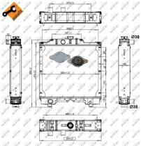 NRF 58405 - RADIA NEW HOLLAND TD85/TD95/TK95M/TK100A