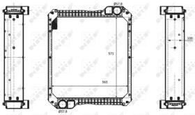 NRF 58594 - RADIA JCB 530/531/535/540 (563*563*100)