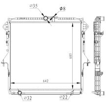 NRF 59261 - RADIA FORD RANGER/MAZDA BT50 II (4/11>) 16MM