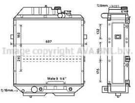 AVA NH2027 - RADIA NEW HOLLAND 7840/8240/8340