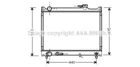 AVA SZ2047 - RADIA SUZUKI GRAND VITARA (FT/HT) 2.0I V6/2.5I V6 (97>) AUT.