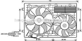 AVA VN7529 - VENTI AUDI A3 II (05/03>)VW GOLF V/VI (01/04>) 675X460