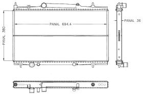 Ordoñez 1020469810 - RADIA CITROEN C5/C8/PEUGEOT 607/807/ULYSSE 3.0 V6 (00>) AUT.