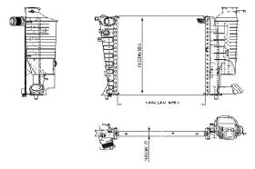 Ordoñez 1020832809 - RADIA CITROEN ZX/306 1.4/1.6/2.0 +AC (91>) XSARA 1.6 (97>)