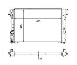 Ordoñez 2060210 - RADIA OPEL OMEGA B 2.5/2.6/3.0 +AC (94>) MAN.