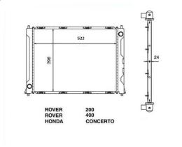 Ordoñez 2060216 - RADIA ROVER 214/216/220/416/420 +AC (89>) Y (95>99) 1 T/C