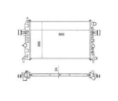 Ordoñez 2060219 - RADIA OPEL ASTRA G 1.4/1.6/1.8 +AC (98>) A/S