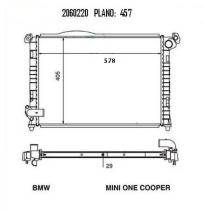 Ordoñez 2060220 - RADIA MINI COOPER/ONE 1.4/1.6 16V (01>)