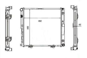 Ordoñez 2060227 - RADIA MB W124 200E/230E +AC (84>92) M/A