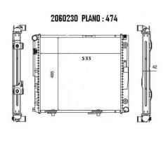 Ordoñez 2060230 - RADIA MB W124 200D/TD250D/TD/300D (84>95) M/A