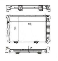 Ordoñez 2060231 - RADIA MB W124 200D/200TD/250D/250TD -AC (9/84>) AUT.