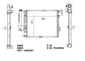 Ordoñez 2060233 - RADIA BMW S5 E39 520I/523I/528I M/A (9/95>9/98)